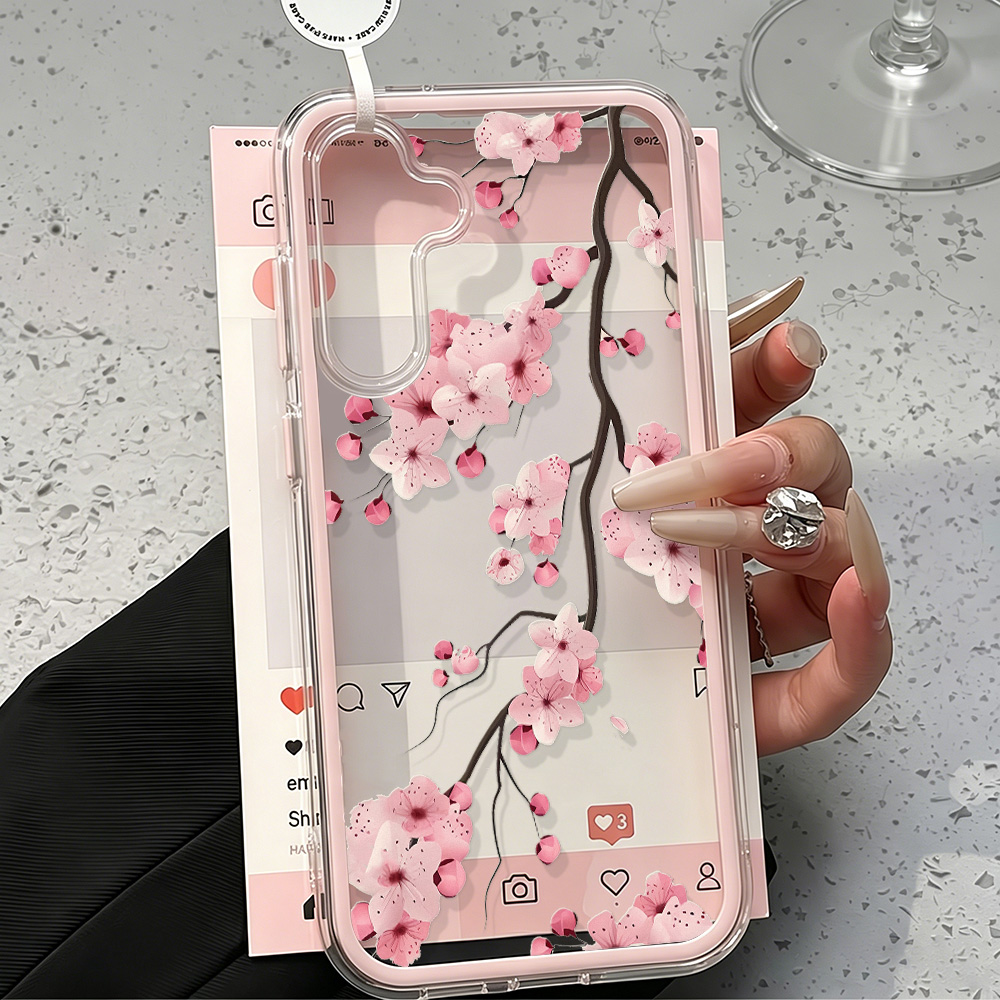 Phone Cases Galaxy A16 5G - Casing Ponsel Plum Bossom 2in1 untuk