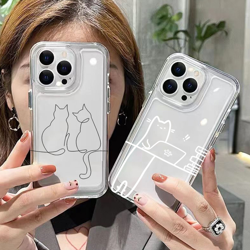 Phone Cases Xiaomi 15 - Casing Ponsel Anti Jatuh Motif Kucing
