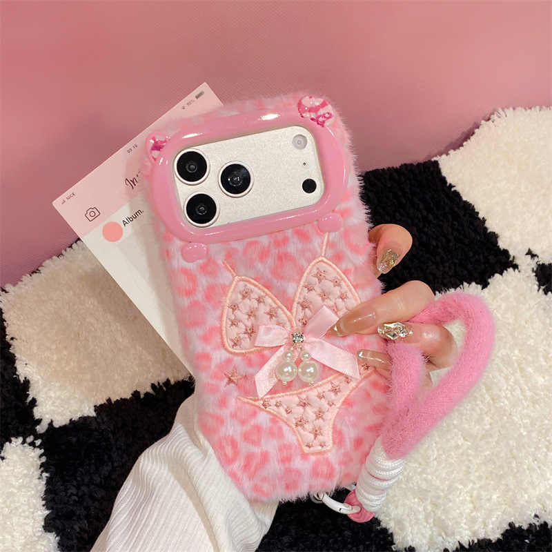 Phone Cases Iphone 13 - Casing HP Mewah Motif Bikini Leopard