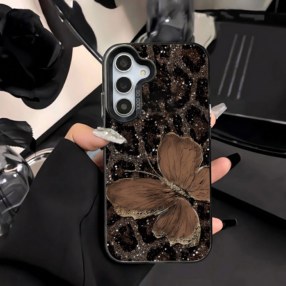 Phone Cases Galaxy A16 5G - Casing Leopard IMD Keras Untuk Samsung