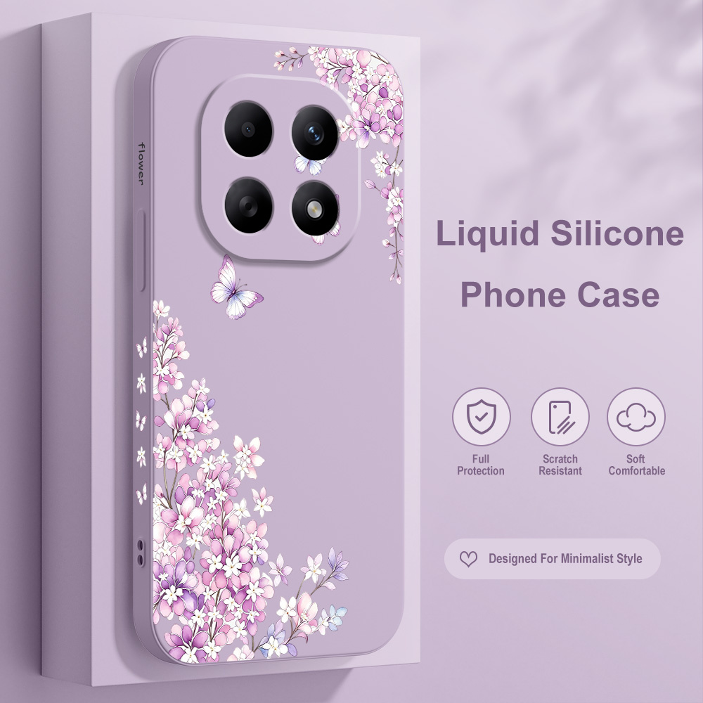 Casing Ponsel Motif Bunga Viol - Phone Cases Xiaomi 15 ulasan dan harga