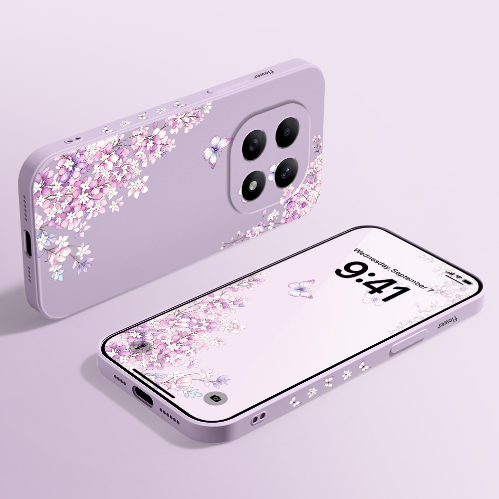 Casing Ponsel Motif Bunga Viol - Phone Cases Xiaomi 15 ulasan dan harga