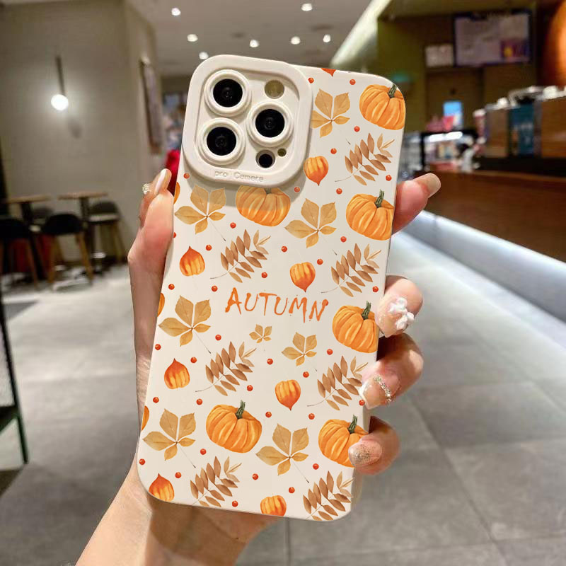 Casing Ponsel Desain Pola Labu - Phone Cases Xiaomi 15 ulasan dan harga