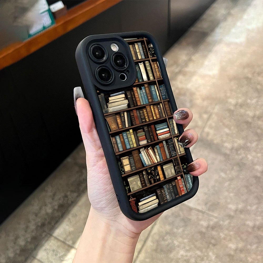 Casing Ponsel Motif Rak Buku K - Phone Cases Iphone 13 ulasan dan harga
