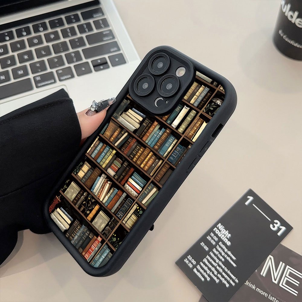 Casing Ponsel Motif Rak Buku K - Phone Cases Iphone 13 ulasan dan harga
